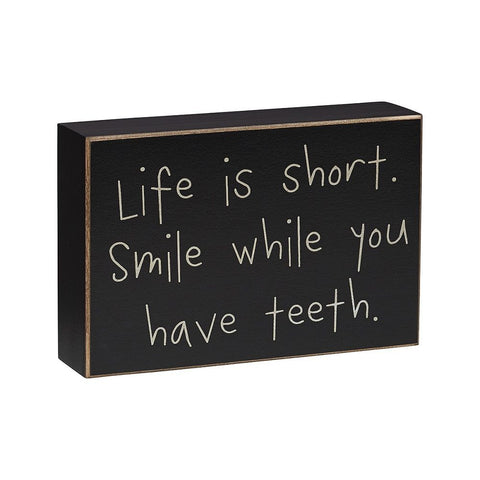 Life is Short Box Sign - Treehouse Gift & Home