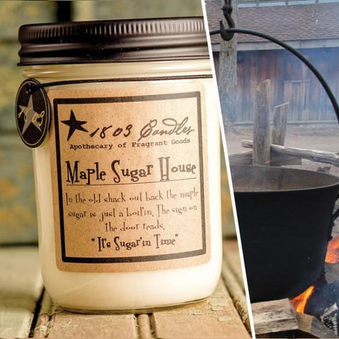 Maple Sugar House-14oz Jar Candle - Treehouse Gift & Home