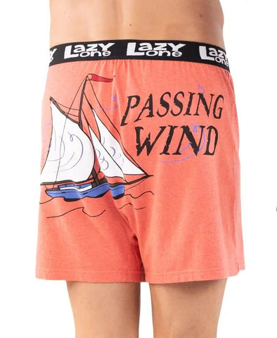 Passing Wind Men's Sailboat Funny Boxer Lazy One