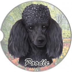 Poodle Black Car Coaster - Treehouse Gift & Home