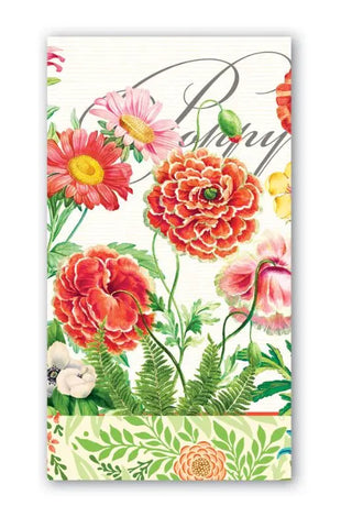 Poppies and Posies Hostess Napkin Michel Design Works