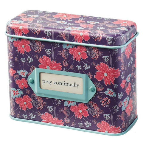 Prayer Cards in Tin Pray Continual! - Treehouse Gift & Home