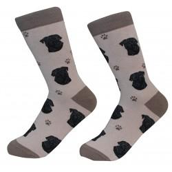 Pug Black Socks - Treehouse Gift & Home