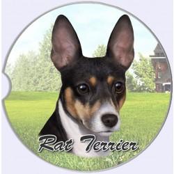 Rat Terrier Car Coaster - Treehouse Gift & Home