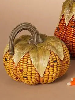 Resin Corn Cob Pumpkin Gerson