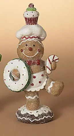 Resin Holiday Gingerbread Gerson