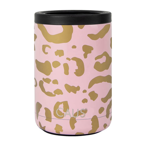 SS Can Cooler Leopard: That Gives Back - Treehouse Gift & Home