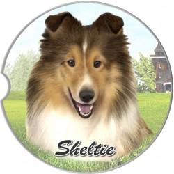 Sheltie Car Coaster - Treehouse Gift & Home