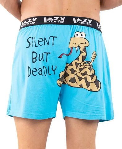Silent But Deadly Men's Snake Funny Boxer Lazy One
