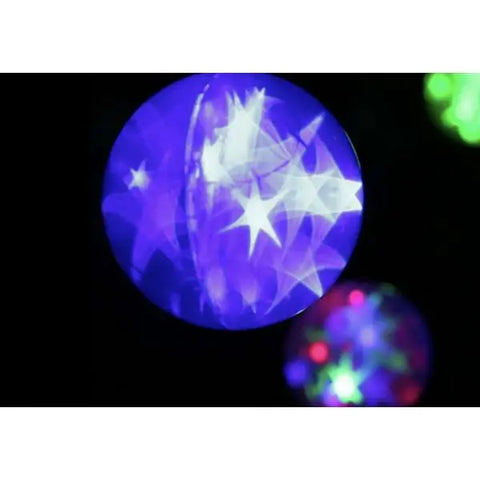 Specialty Built-in Battery LED Holographic Starfire Sphere - Blue Sphere with Blue S4