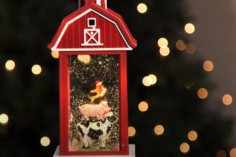 Spinning Water Animal Stack Lantern - Treehouse Gift & Home