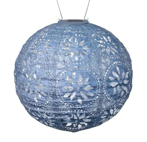 Stella Boho Globe Metallic Blue Allsop Home & Garden
