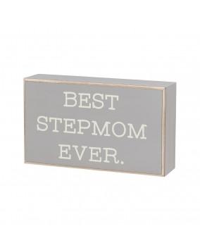 Stepmom Gray Box Sign - Treehouse Gift & Home