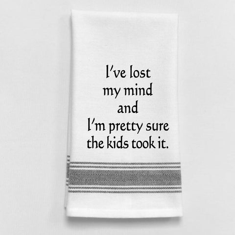 Towel: I've lost my mind... - Treehouse Gift & Home