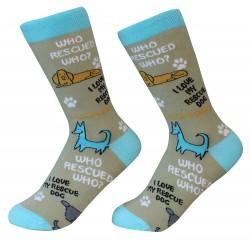 Who Rescued Who Socks - Treehouse Gift & Home