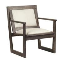 Wooden & Leatherette Chair - Treehouse Gift & Home
